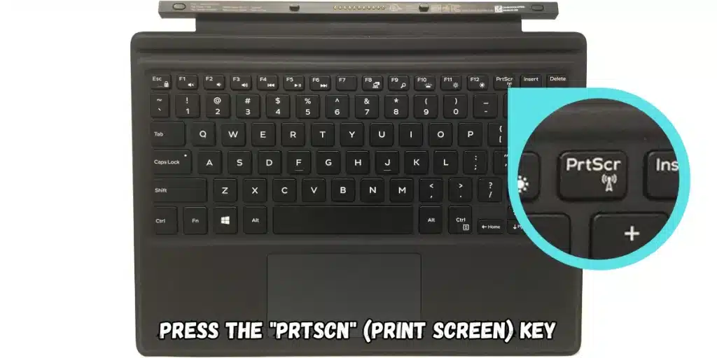 Take a screenshot on a Dell laptop using the keyboard 